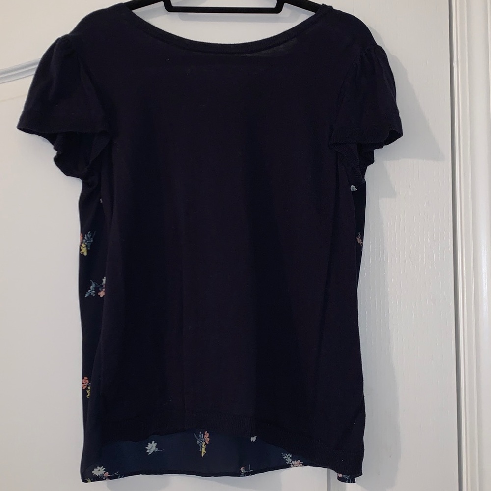 EUC Loft Mixed Media Blouse